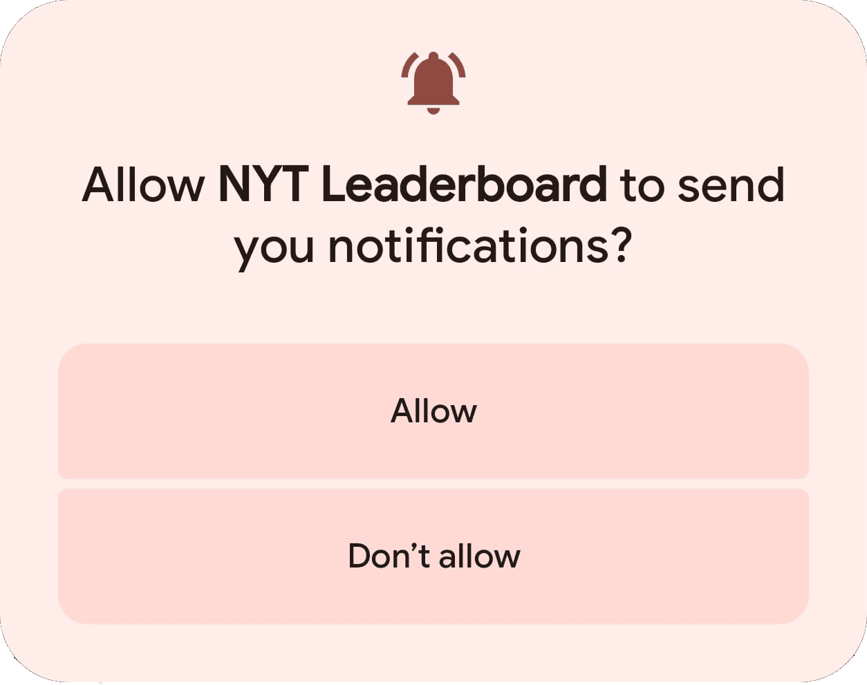 Enable notifications by clicking on "Allow" in the pop up